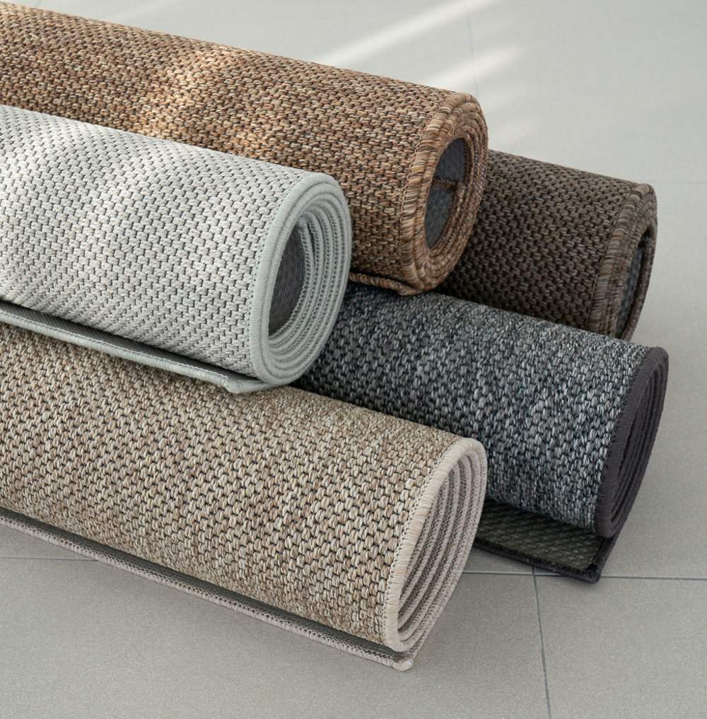 헤이그 사이잘룩 러그 논슬립 먼지없는 거실 식탁 여름 수입카페트 맞춤가능 150X200