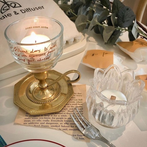 212캔들 미니 양초 향초 스모크리스심지 티라이트 15g 딥디크타입 베이 1개[10+2]