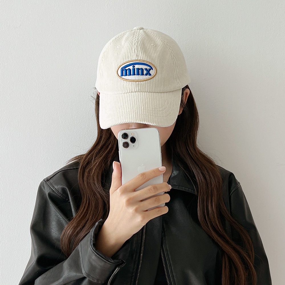 코듀로이 MINX 펠트 골덴 볼캡 이미지 6