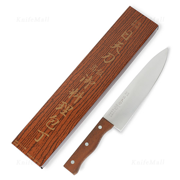 일천도 셰프나이프 다용도 주방식도 (나무손잡이) 20cm, 1개 - 상품 이미지
