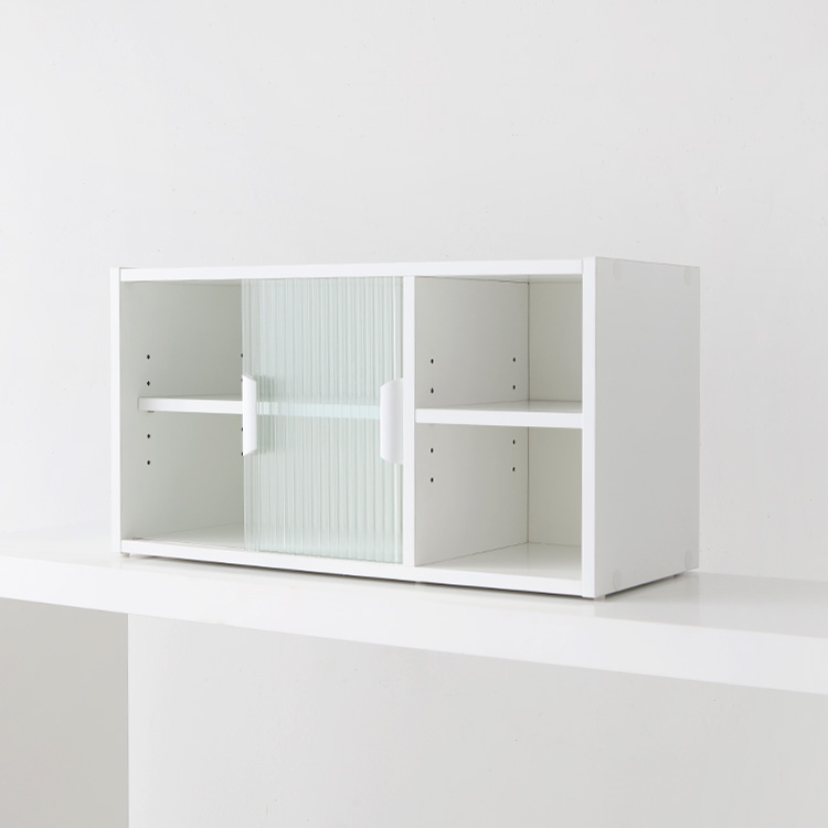피크 2문 미니수납장 630 630mmx280mmx337mm, 2단, 화이트 0085.4383 - 상세 이미지 5