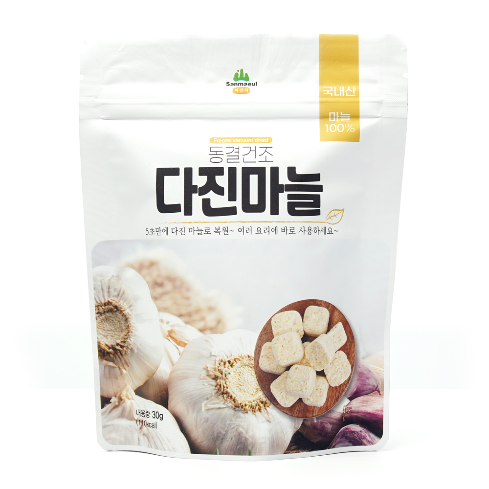 동결건조 다진 조미 블럭 마늘, 30g, 1개 - 상세 이미지 2