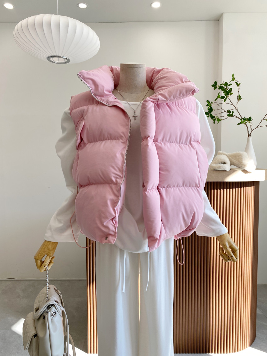 4color 팡파레 웰론 오버핏 여성 패딩조끼 상세 이미지 41