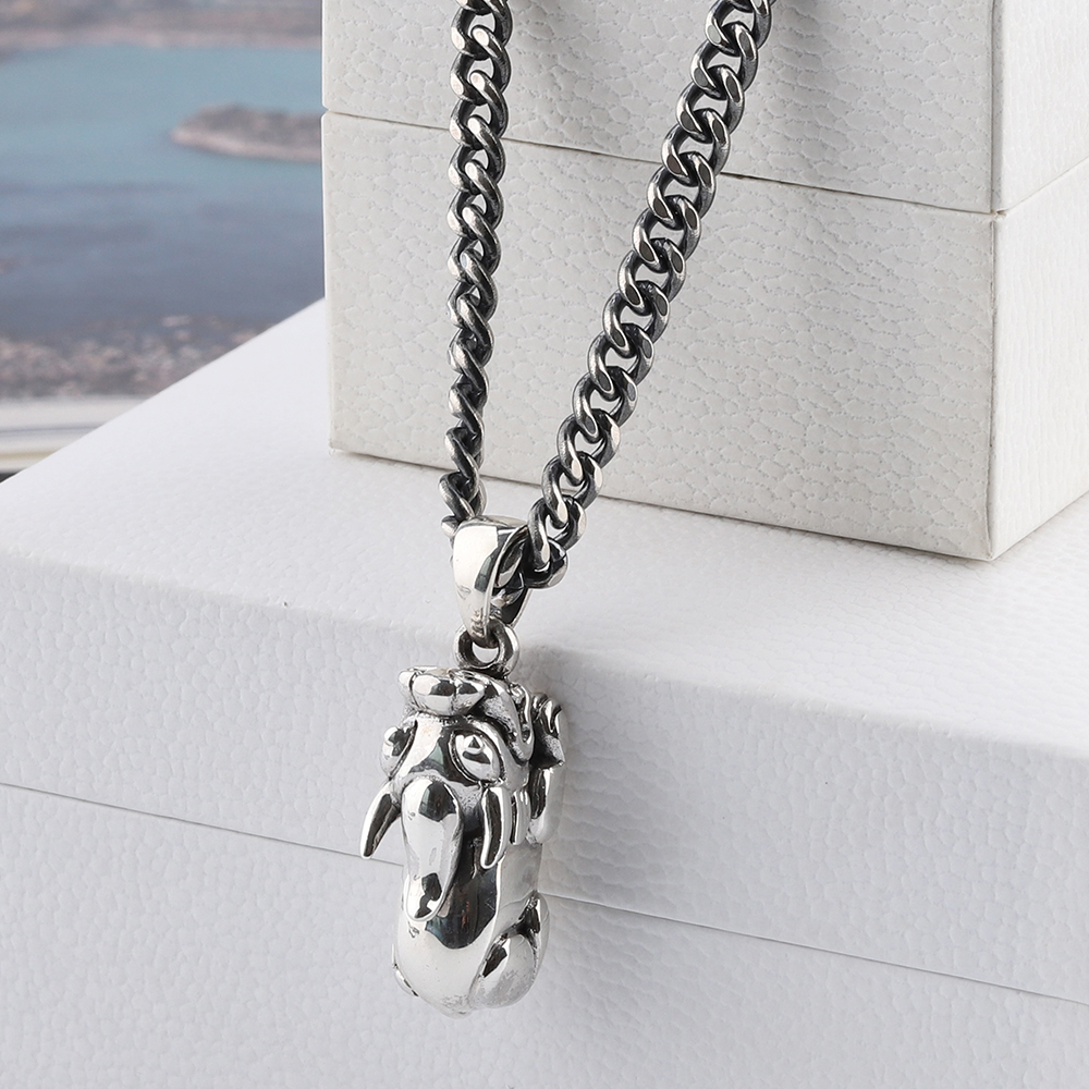 925실버체인목걸이 순은necklace 남자은목걸이 줄 - 상세 이미지 3