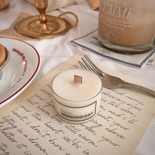 212캔들 미니 양초 향초 스모크리스심지 티라이트 15g 딥디크타입 베이 1개[10+2]