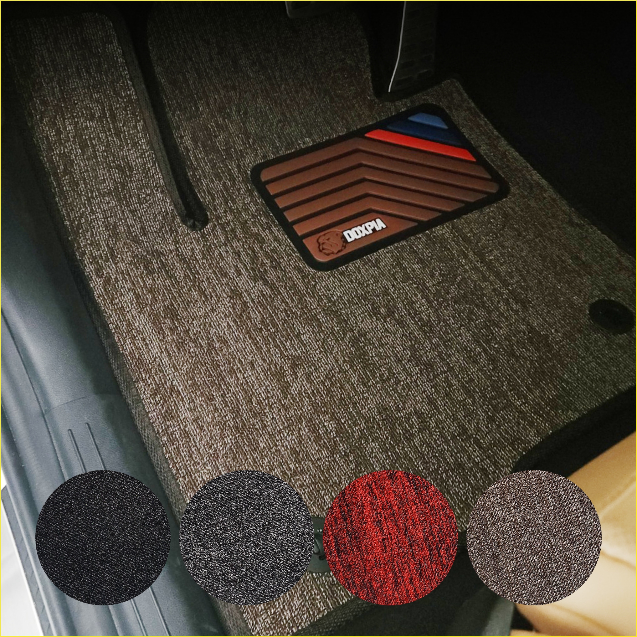 독스피아 전차종(승합차 제작X) 마이크로폴리 확장형 뉴코일매트 1열+2열