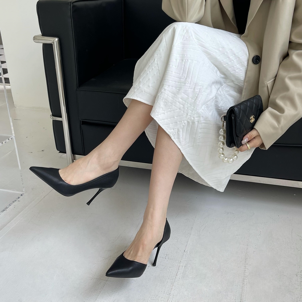 인사이드오픈 스틸레토 하이힐 구두 7cm 9cm - 상품 이미지