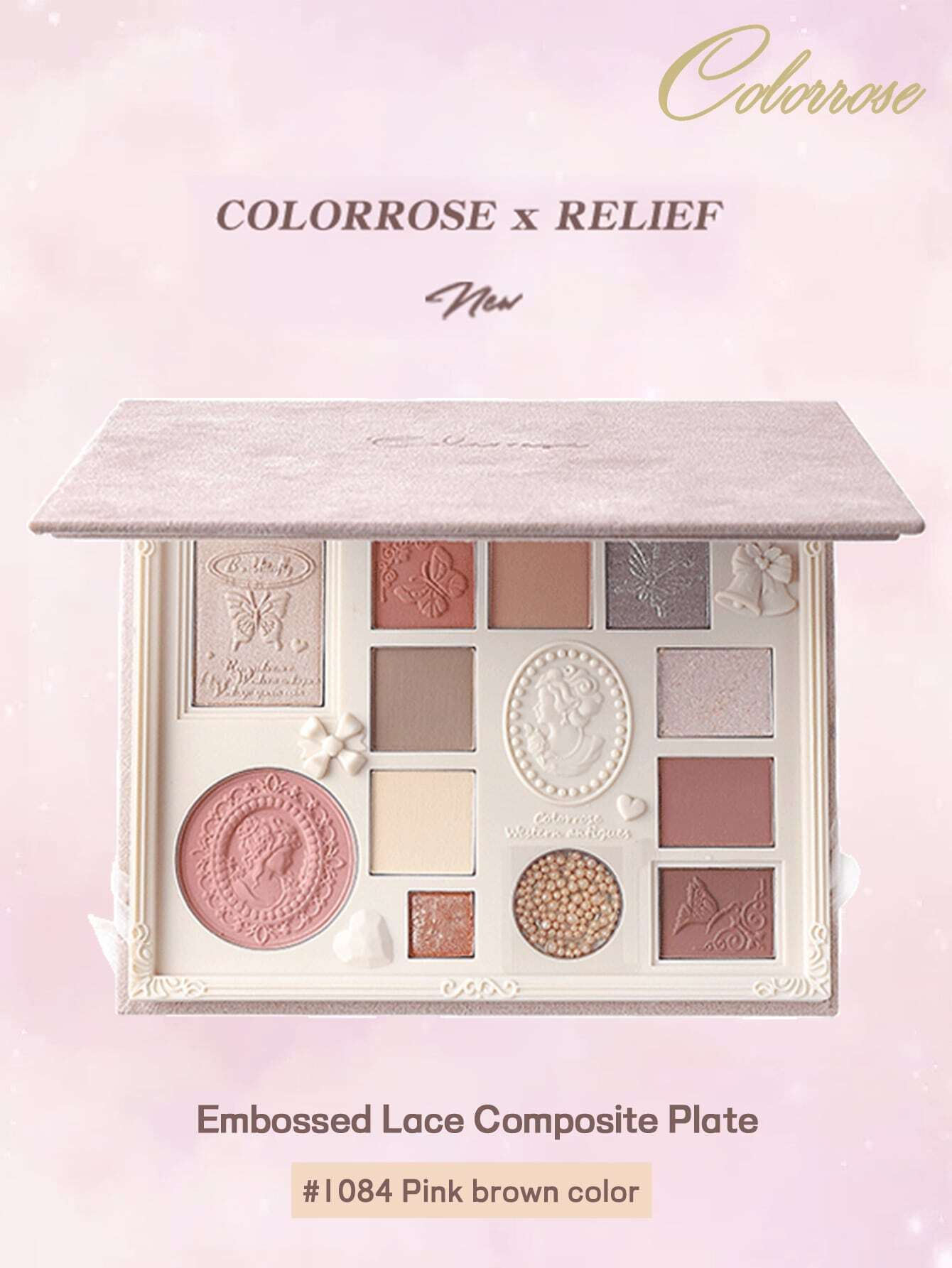 컬러로즈 여왕의 카메오 팔레트 섀도우 블러셔 colorrose - 메인 이미지