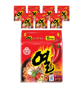 오뚜기 열라면 120g 40개 한박스 도매 대용량 box 40입 40봉 - 상품 이미지