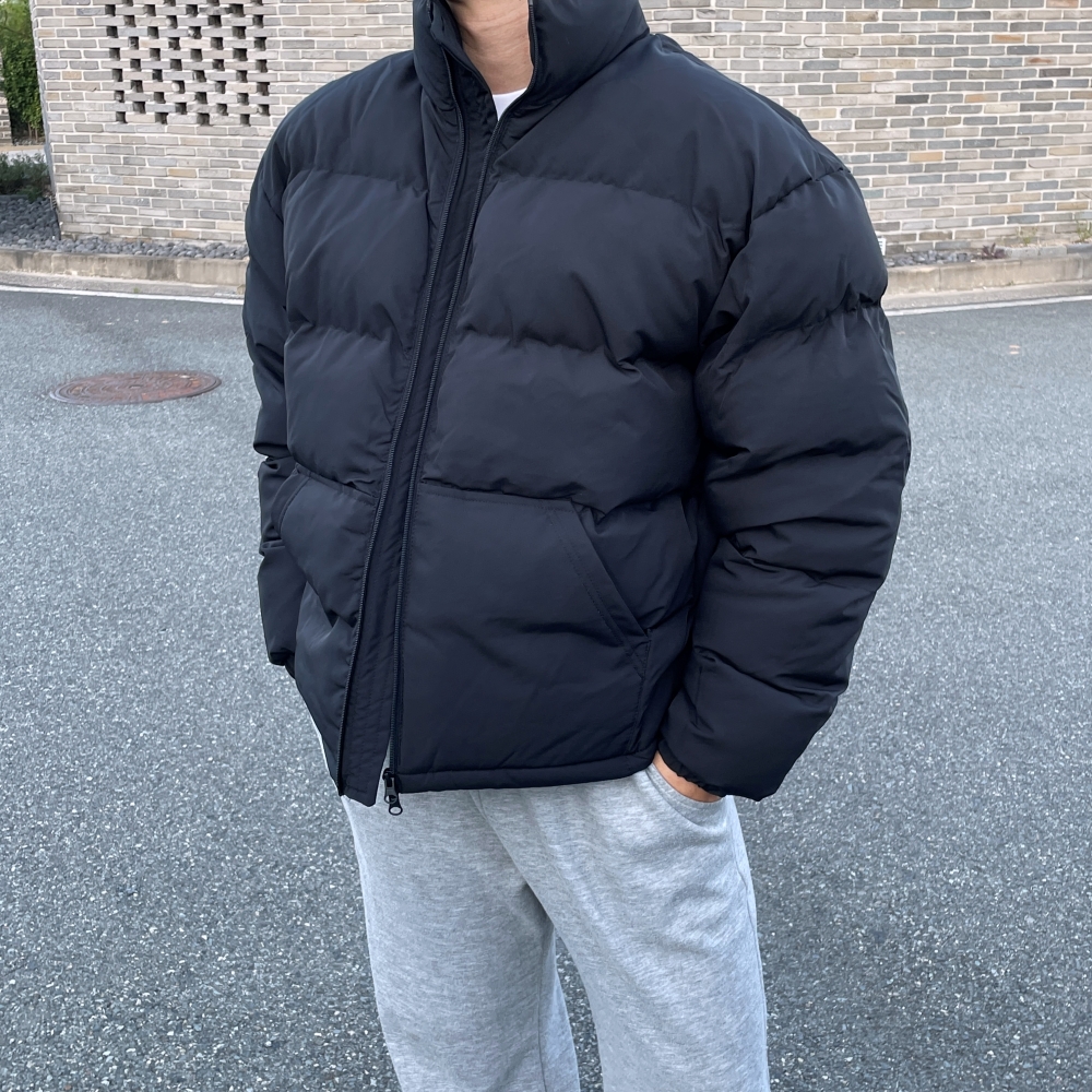 남자 웰론 커플 숏패딩 겨울패딩 이미지 4