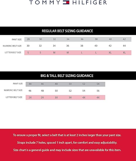 타미힐피거 남성 벨트 캐주얼 11TL02X057 탄