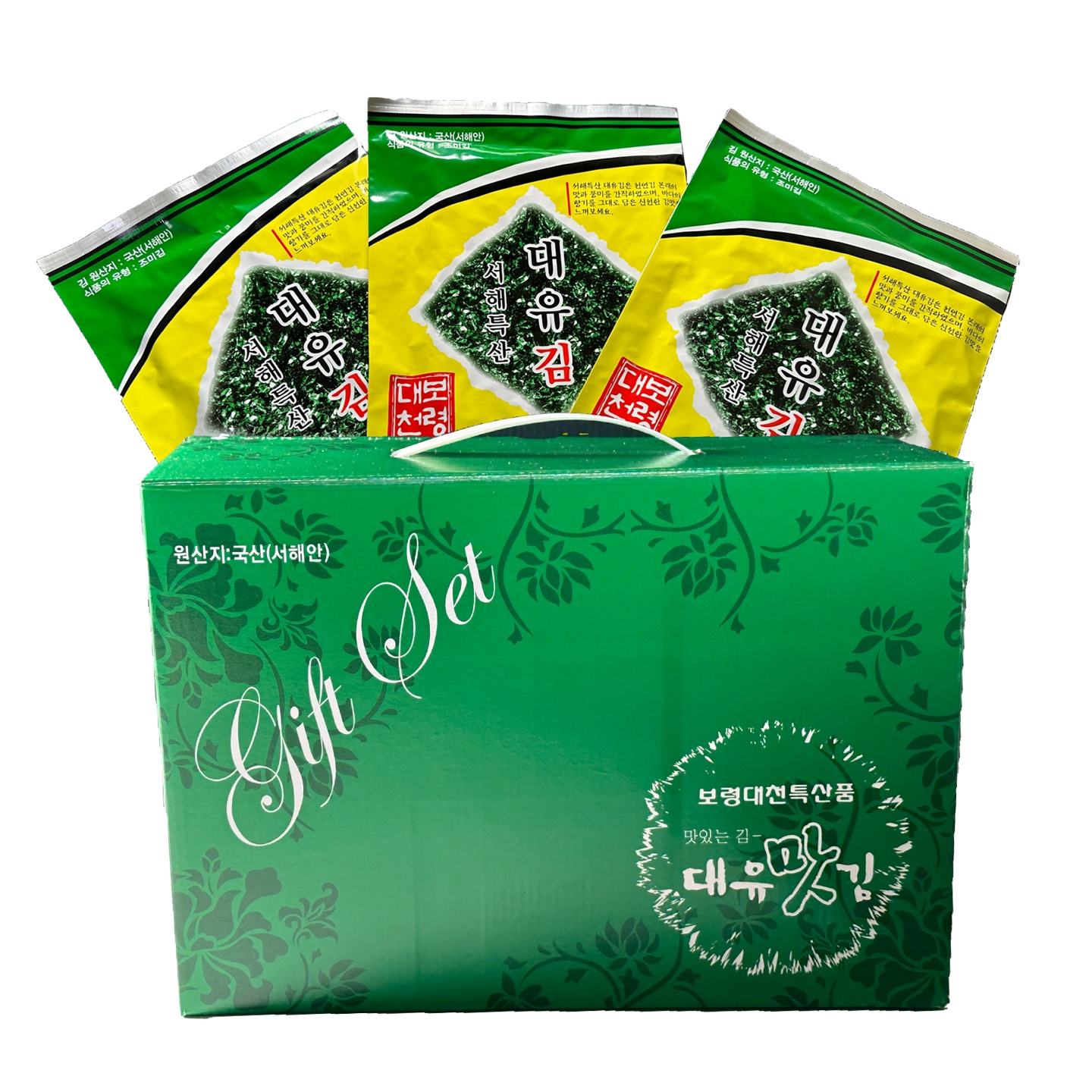 대유맛김 (재래김) 대천 전장김 10봉