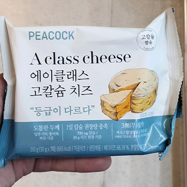피코크 에이클래스 고칼슘치즈 30g x 7매 : koollookstore