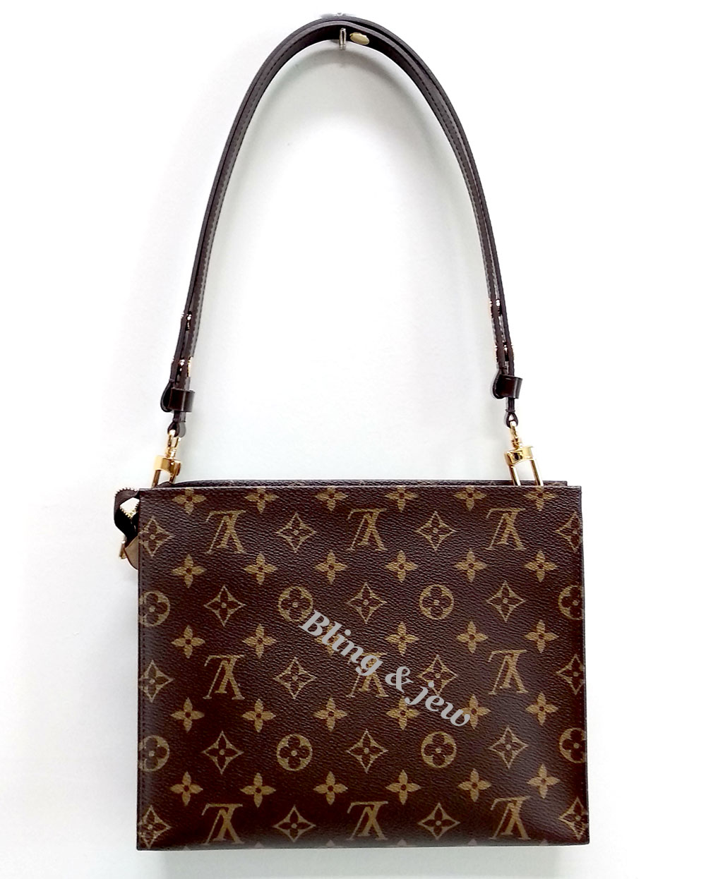 블링앤쥬 루이비통 호환 가죽 스트랩 클러치 토일레트리 토일렛26 가방끈