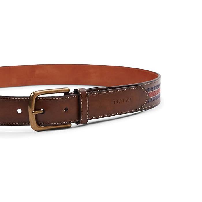 타미힐피거 남성 벨트 캐주얼 11TL02X057 탄