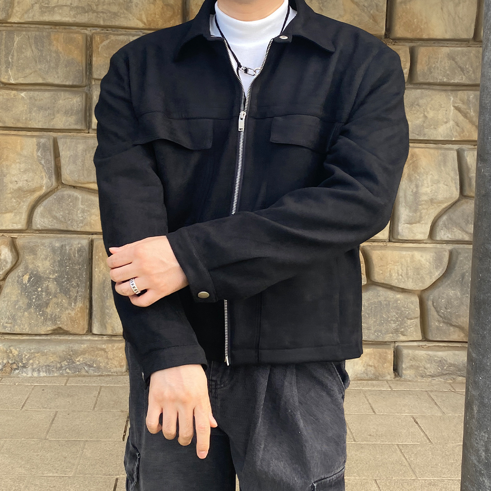 남자스웨이드자켓 남자크롭자켓 이미지 2