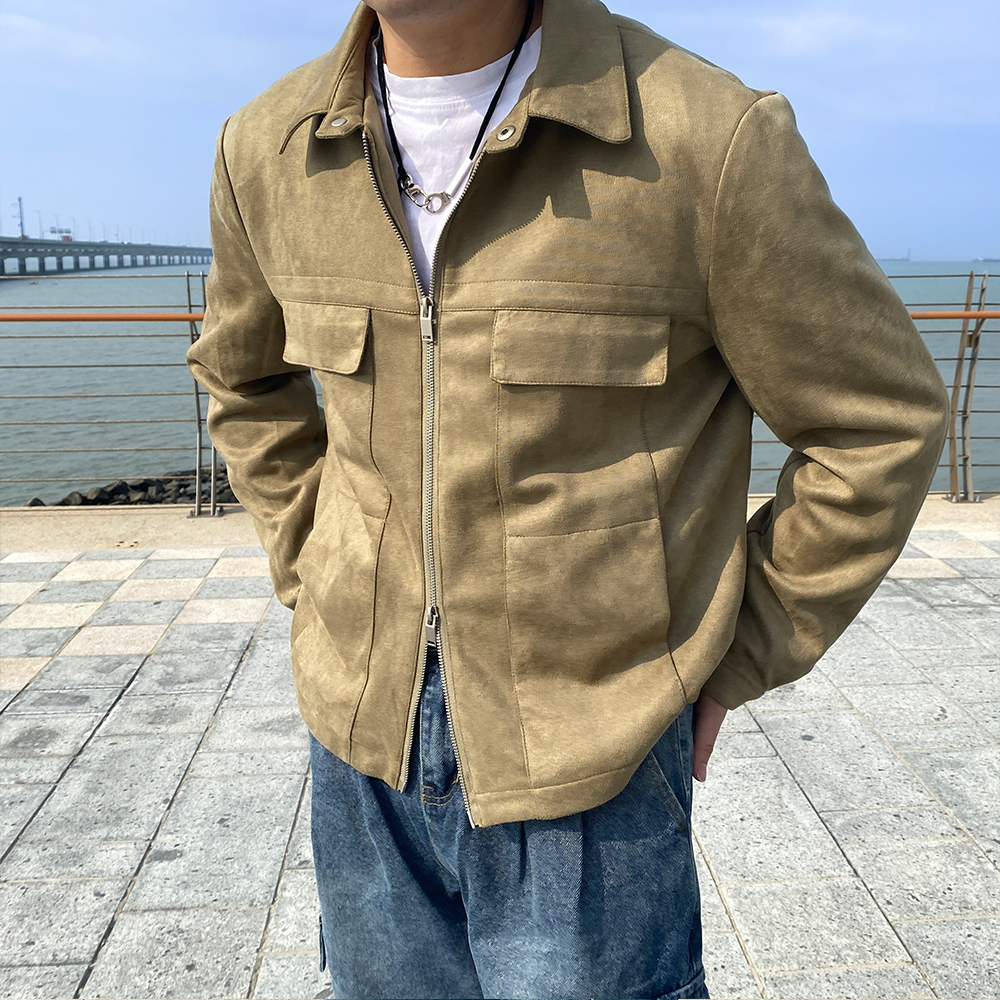 남자스웨이드자켓 남자크롭자켓 이미지 1