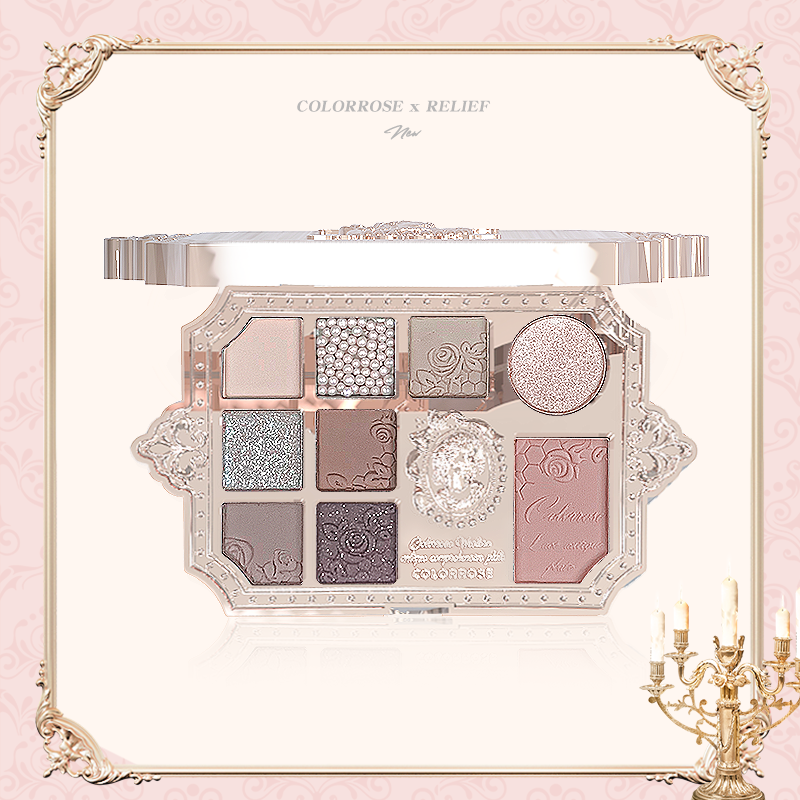 컬러로즈 핑크 애쉬 브라운 섀도우 팔레트 colorrose - 상세 이미지 2