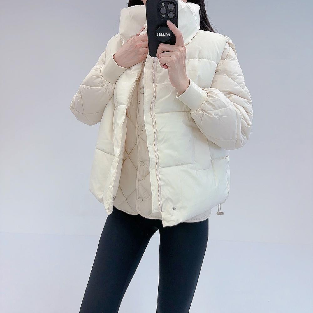 로라벨 로빈 여성 패딩조끼 옷 여자 경량패딩 조끼 점퍼 - 상세 이미지 2