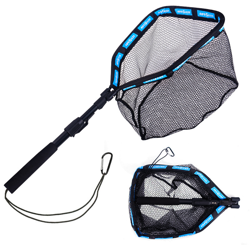 접이식 플로팅 경량 뜰채 선상용 보트용 민물용 루어용 송어 락피쉬 에깅 - 상세 이미지 2