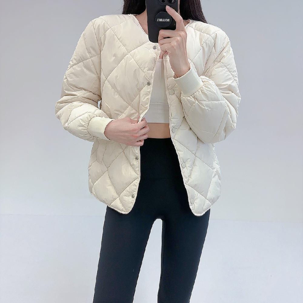 로라벨 디엔 경량패딩 여성 이너패딩 퀄팅 여자 후리스 점퍼 숏패딩 - 상세 이미지 2