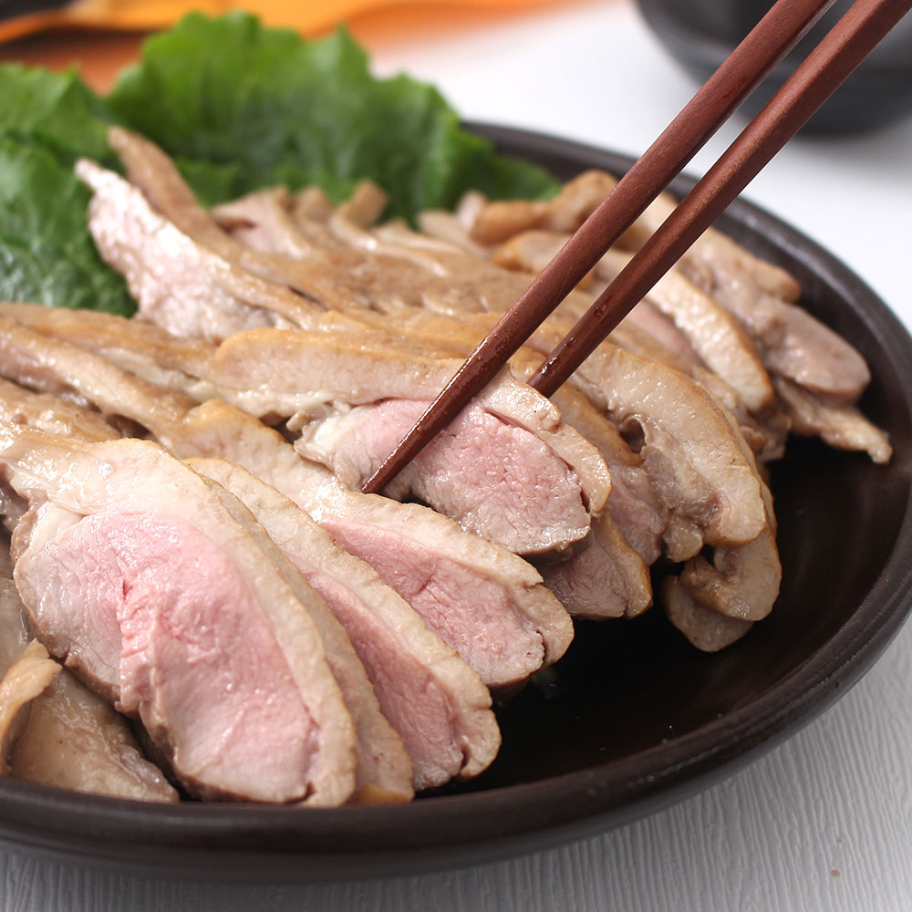 자연누리 무항생제 100% 천연재료 훈제오리 400g X 2팩 슬라이스