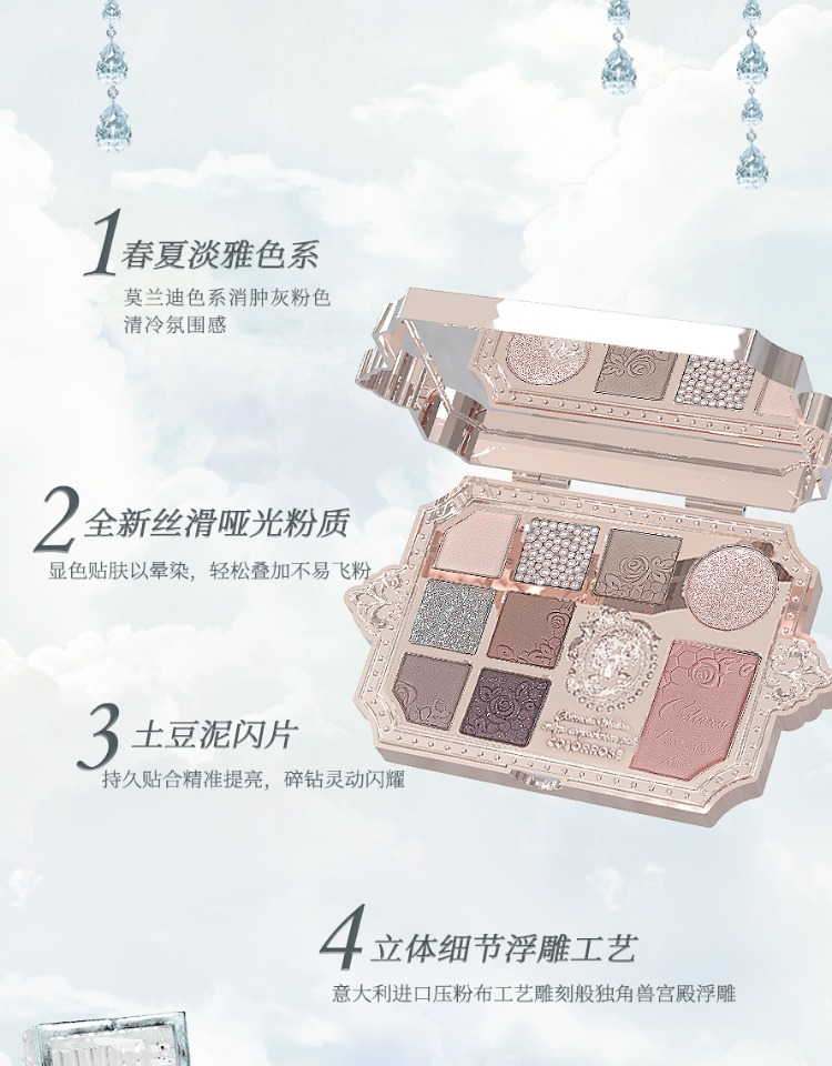 컬러로즈 핑크 애쉬 브라운 섀도우 팔레트 colorrose - 상세 이미지 4