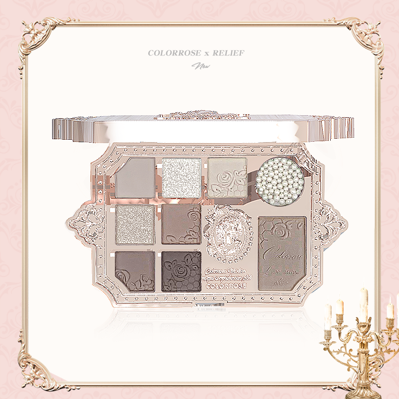 컬러로즈 핑크 애쉬 브라운 섀도우 팔레트 colorrose - 상세 이미지 3