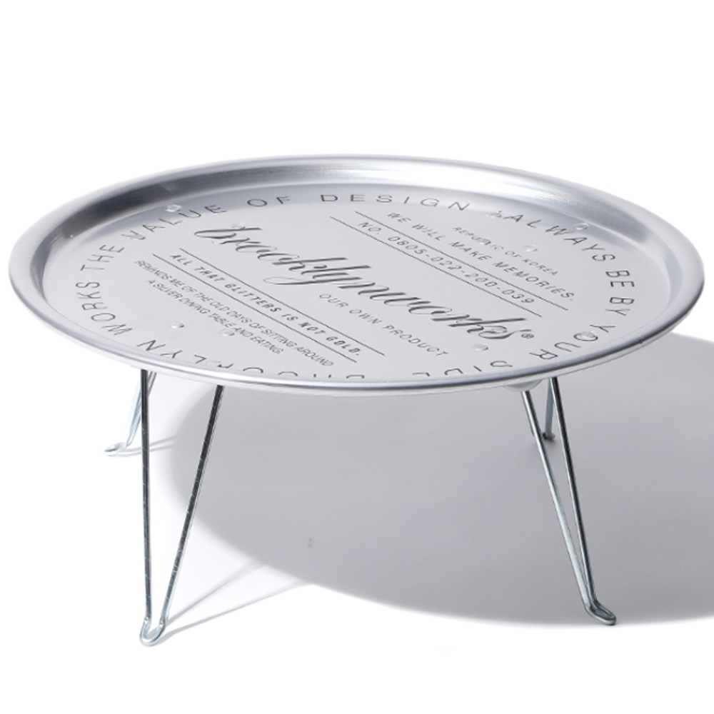 브루클린웍스 레트로 테이블 알루미늄 캠핑테이블 캠핑선반 쉘프