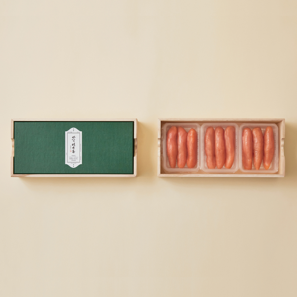 맛의명태자 명장 선물세트 1500 (프리미엄 선동 백명란 저염 무색소) - 상품 이미지