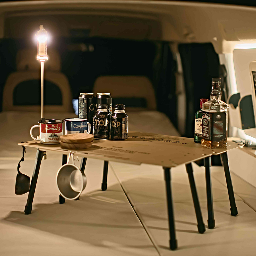 카고컨테이너 마스터 쉘프 테이블 2P 세트 접이식 미니 캠핑테이블