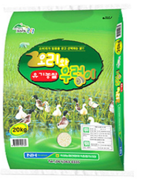 [23년 햅쌀] 곡성농협 오리와 우렁이 유기농쌀 20kg