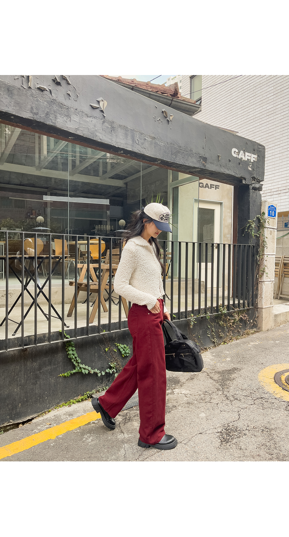 [단독][4천장돌파][MADE] 빅사이즈 S-4XL 뒷밴딩 딥컬러 코튼 와이드 팬츠 면바지 상세 이미지 48