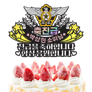 진급 케이크토퍼 공군 파티 이벤트 기념일 꽃다발 데코픽 실사용 후기 | 효과 있을까? - 상품 이미지 2