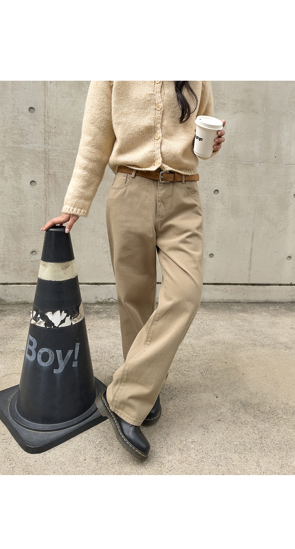 [단독][4천장돌파][MADE] 빅사이즈 S-4XL 뒷밴딩 딥컬러 코튼 와이드 팬츠 면바지 상세 이미지 57