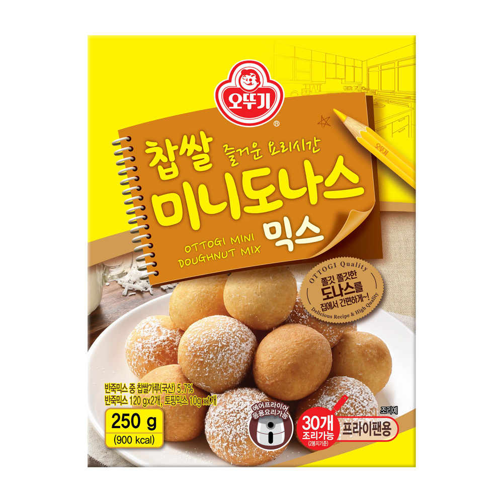 오뚜기 찹쌀미니도나스믹스 250g - 메인 이미지