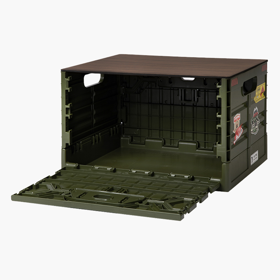 카고컨테이너 폴딩 박스 오픈형 캠핑 접이식 수납 정리함