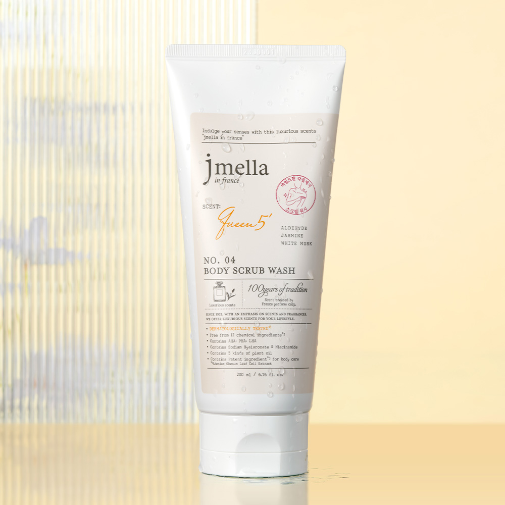 1+1 제이멜라 페이보릿 퍼퓸 향기 좋은 바디 스크럽 워시 200ml 5종 - 상세 이미지 4