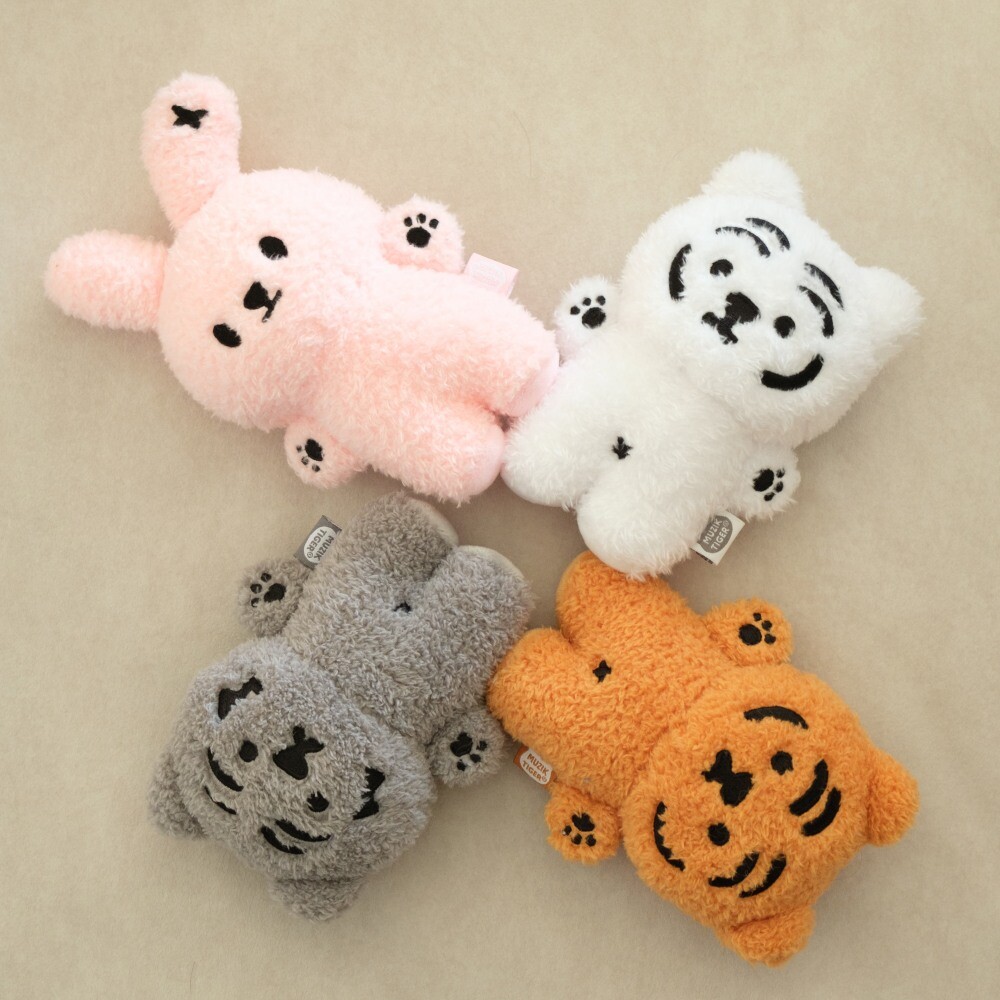 무직타이거 뚱랑이 미니 인형 4종 15cm 뚱랑이 호랑이 애착 봉제 인형 - 상세 이미지 2