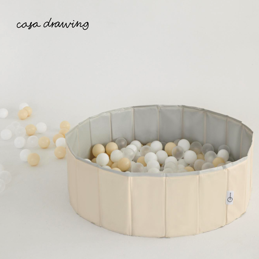 유아 접이식 방수 촉감놀이매트 키즈 모래놀이 볼풀장 S(80x20cm)