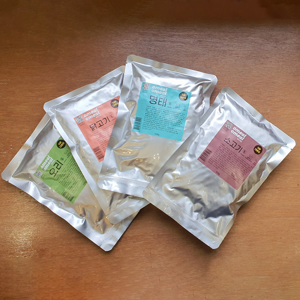 강아지화식 초신선 주문제조 오밀오밀 로우키친 대용량 노견 자연식 말고기, 500g, 1개