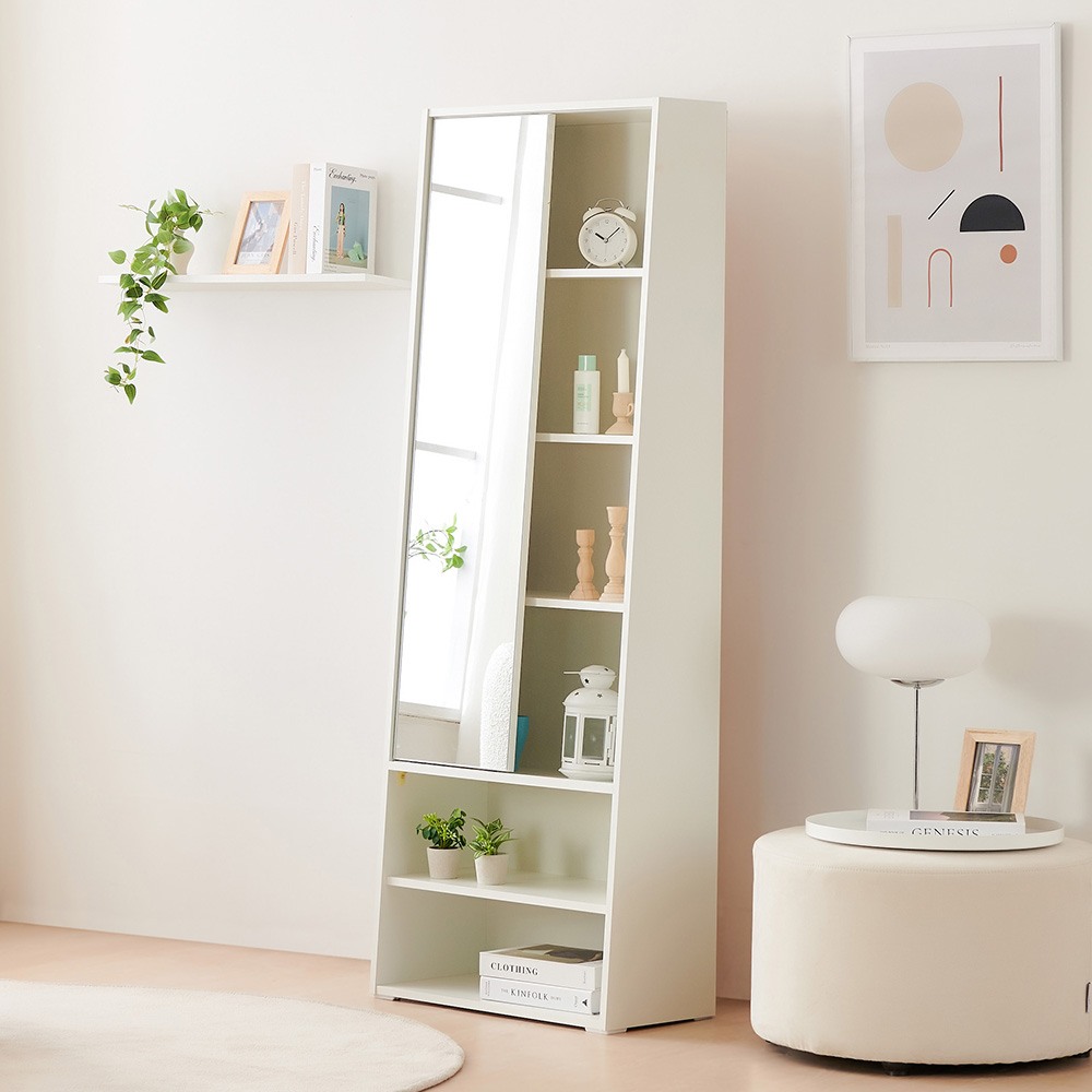 동서가구 마리아 600 슬라이딩 수납전신거울 DF924639