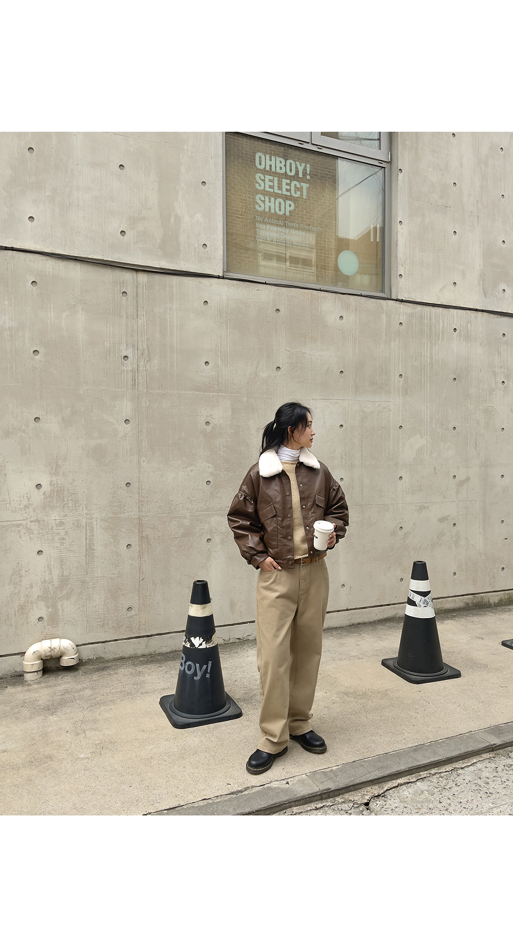 [단독][4천장돌파][MADE] 빅사이즈 S-4XL 뒷밴딩 딥컬러 코튼 와이드 팬츠 면바지 상세 이미지 65