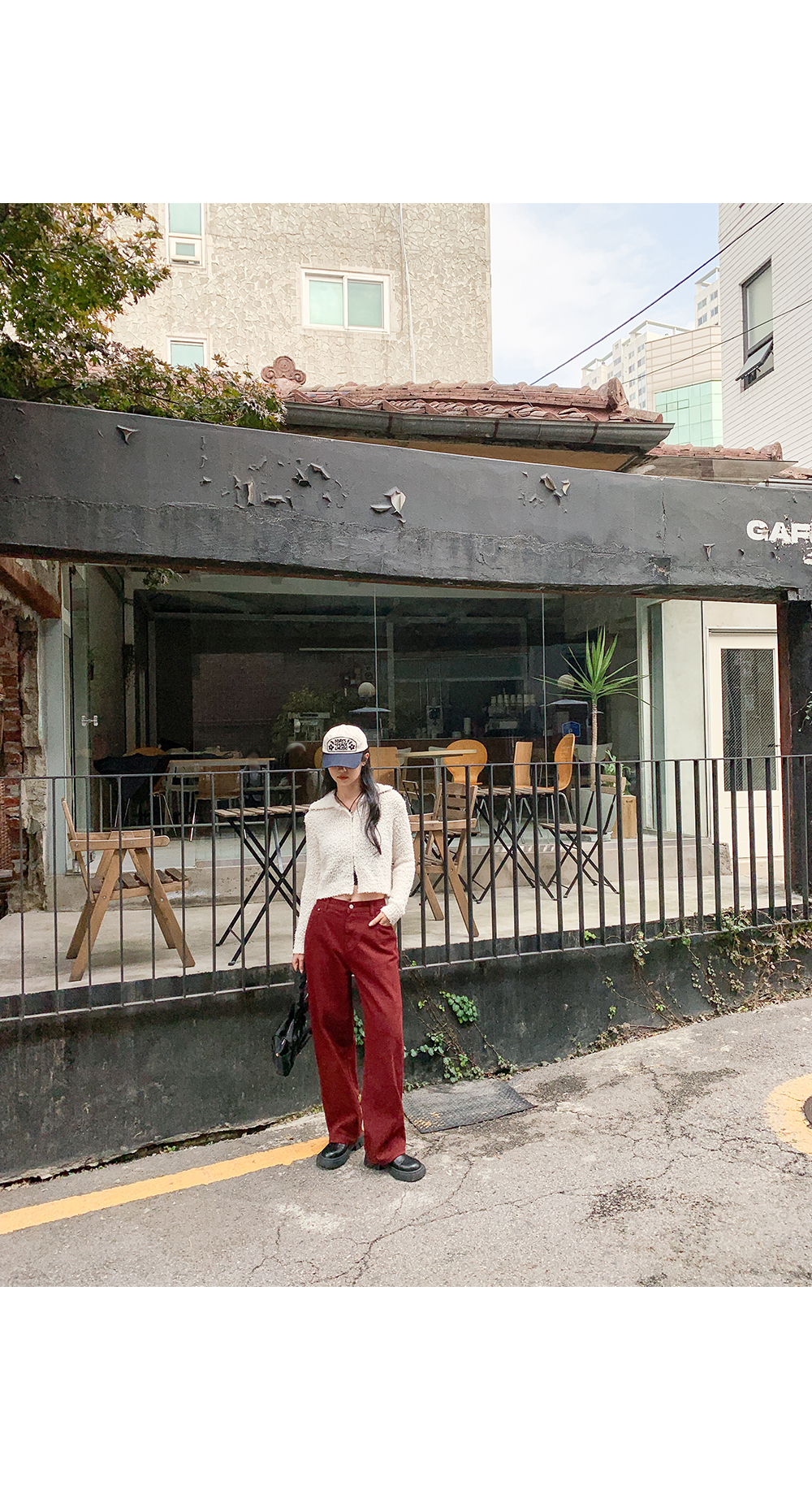 [단독][4천장돌파][MADE] 빅사이즈 S-4XL 뒷밴딩 딥컬러 코튼 와이드 팬츠 면바지 상세 이미지 50
