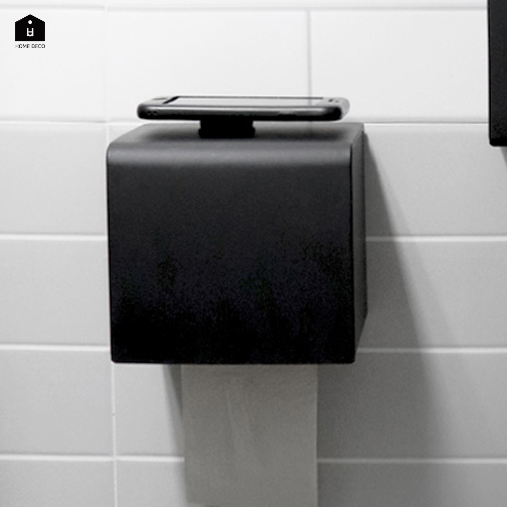 무광 블랙 욕실 화장실 휴지걸이
