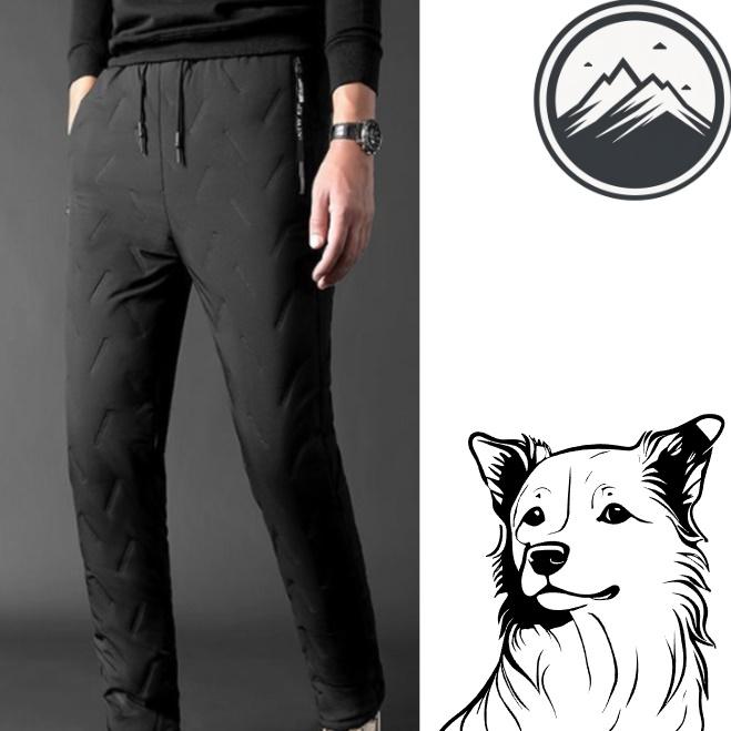 남자 기모 조거 팬츠 방한복 바지 아저씨 바지 깔깔이 바지