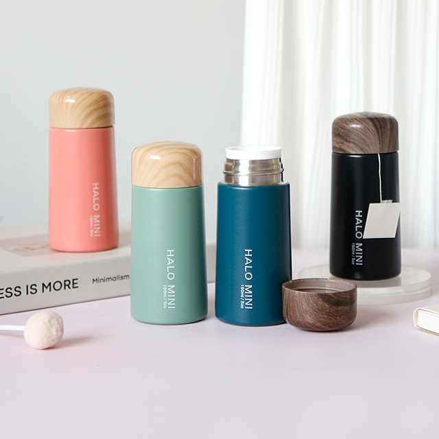 차망 미니 텀블러 150ml 일자형 1개+1개 보온보냉 - 상품 이미지