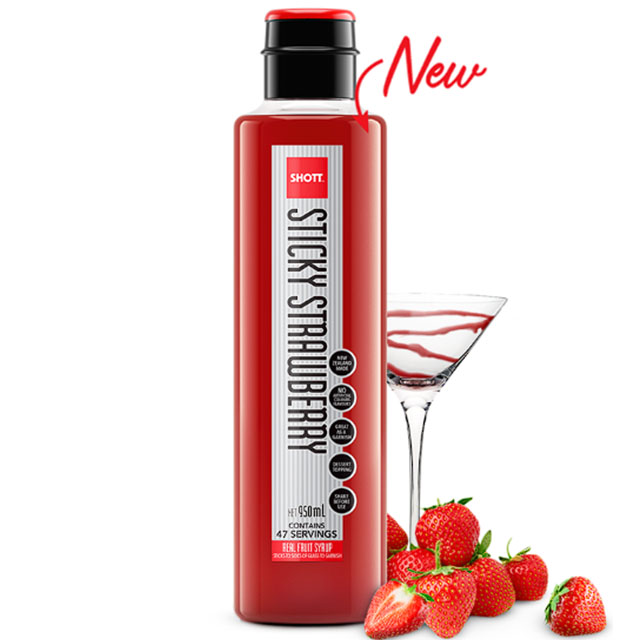 SHOTT 샷시럽 스트로베리 950ml 퓨레
