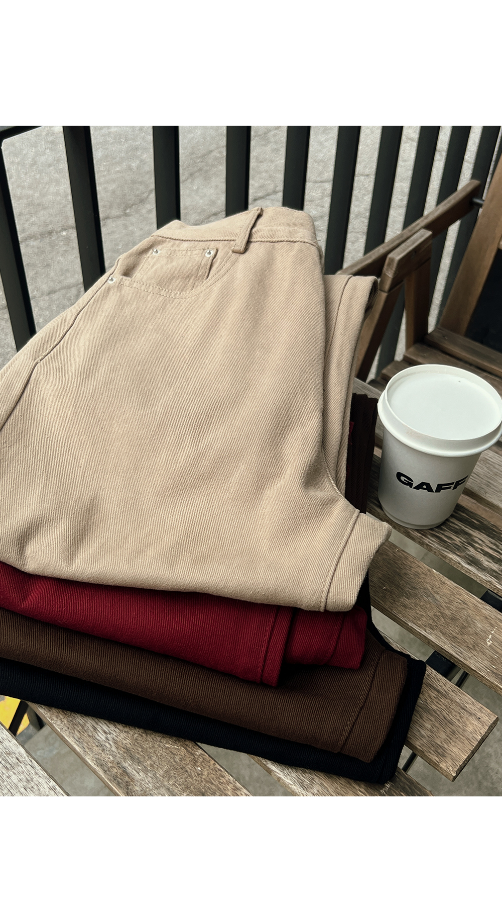 [단독][4천장돌파][MADE] 빅사이즈 S-4XL 뒷밴딩 딥컬러 코튼 와이드 팬츠 면바지 상세 이미지 54