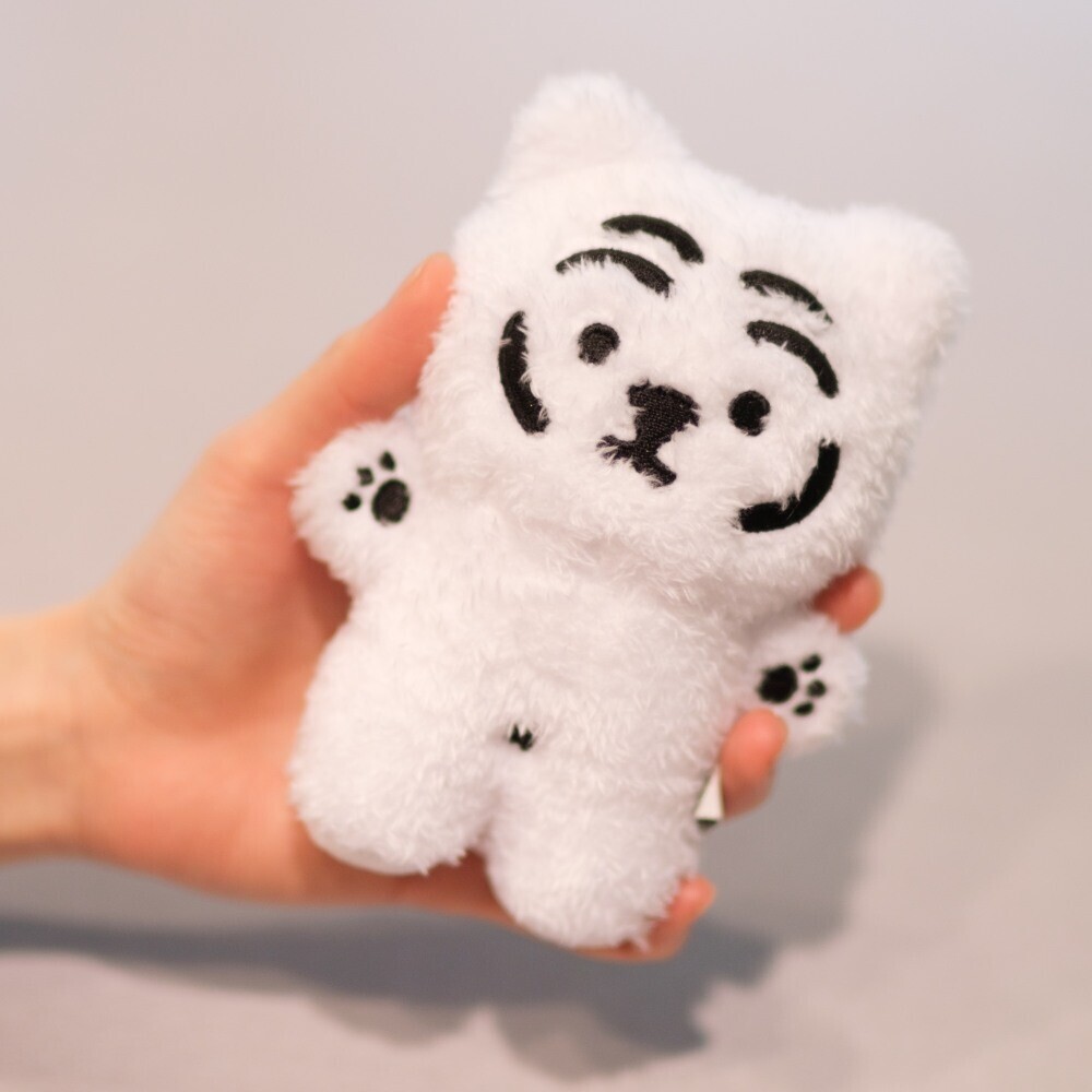 무직타이거 뚱랑이 미니 인형 4종 15cm 뚱랑이 호랑이 애착 봉제 인형 이미지 6